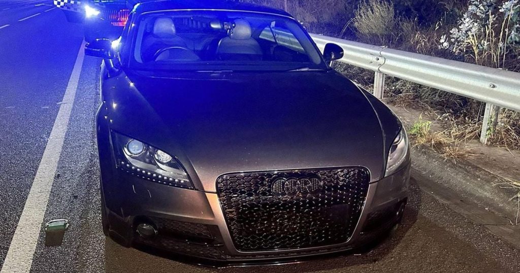 Learner driver in Audi TT caught after 226km/h blast with disqualified supervisor