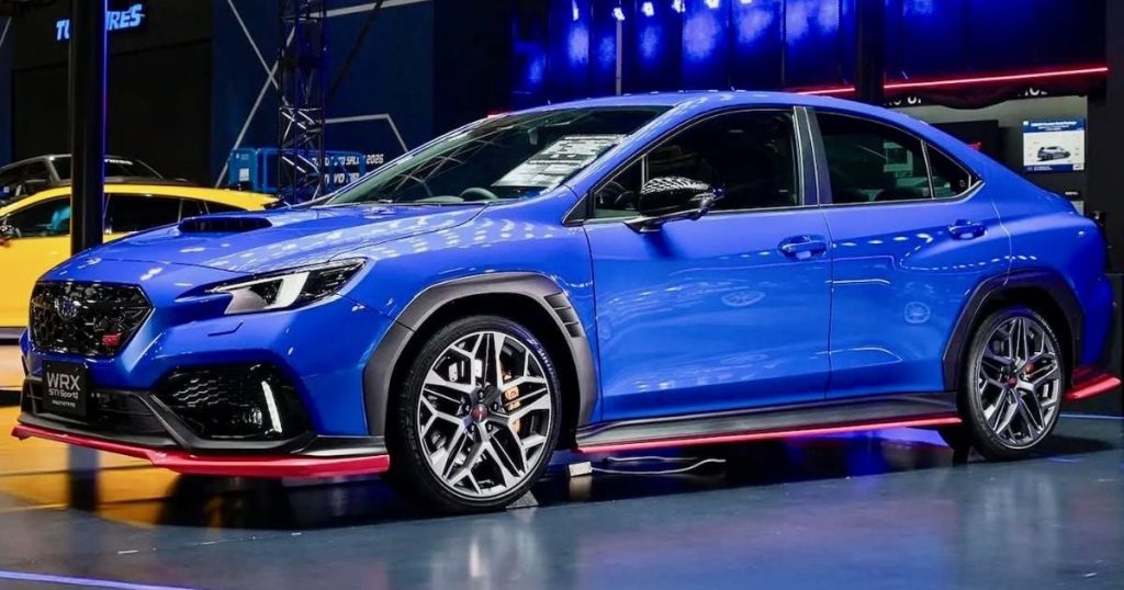 Subaru WRX STI Sport prototype revealed, crowd goes mild