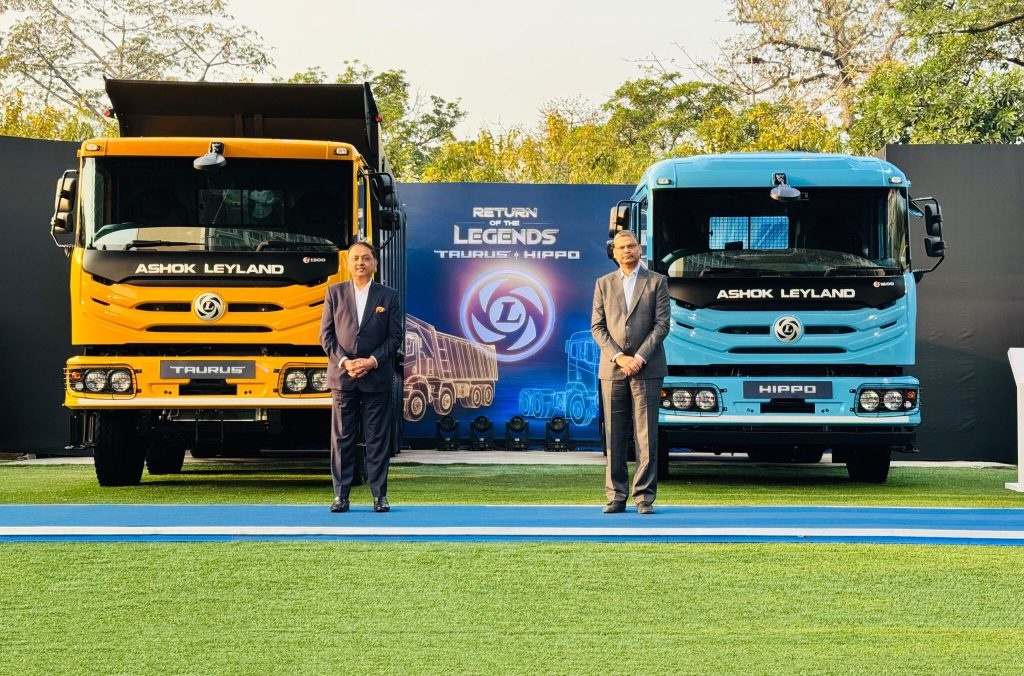 Ashok Leyland relaunches iconic Taurus, Hippo trucks