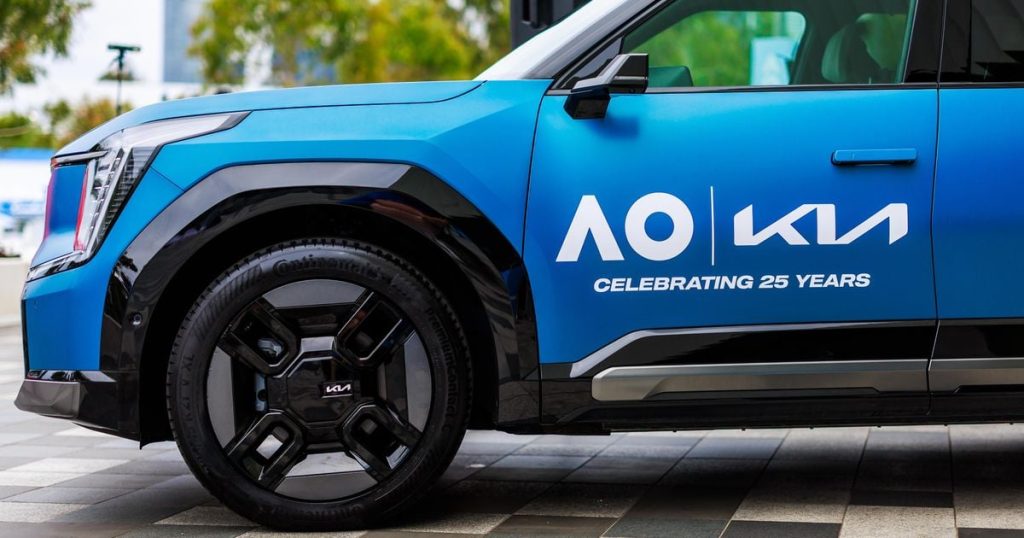 Kia driving Australian Open 2026 with more EVs than ever before