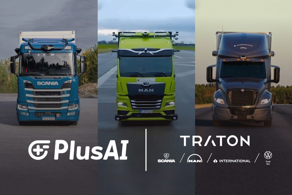 Traton expands PlusAI autonomous trucking deal