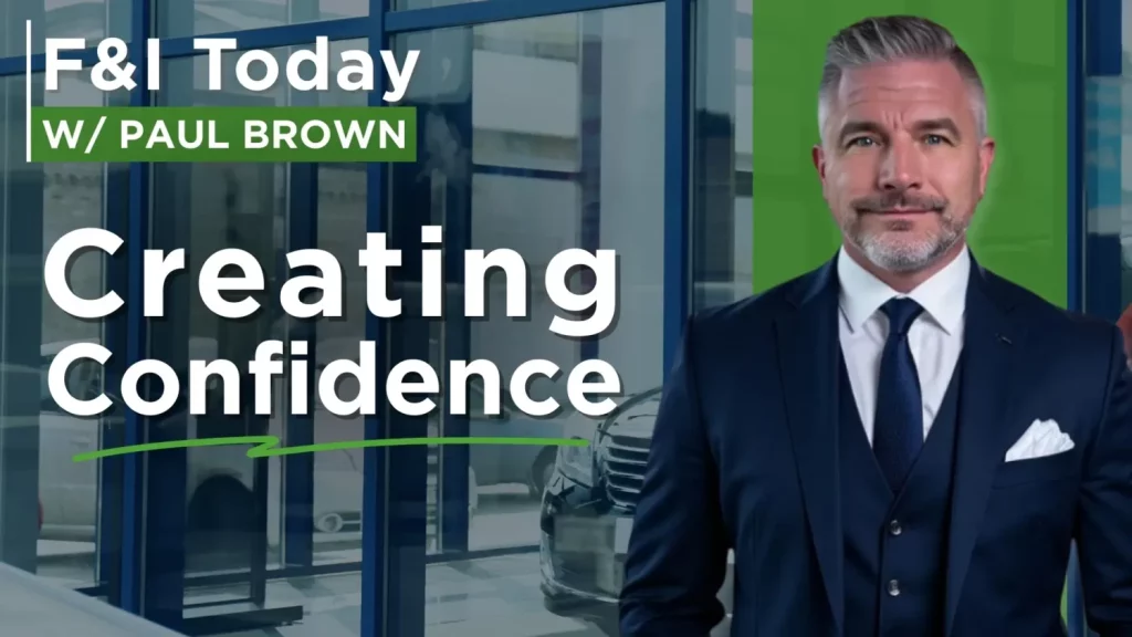 Paul Brown on increasing VSC penetration and PVR through early education, pricing confidence and data-driven conversations.