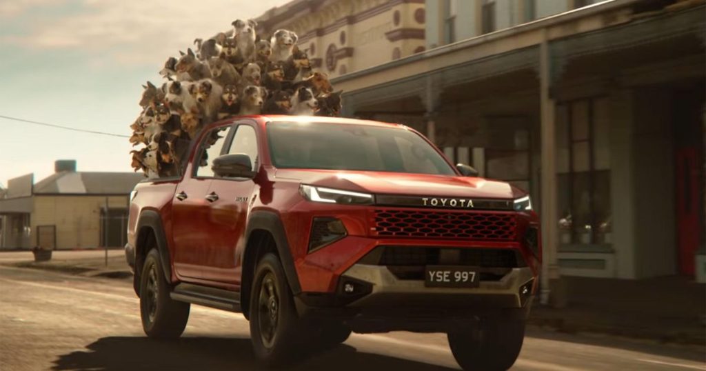 Toyota HiLux ad thrown to the dogs after breach of advertising code