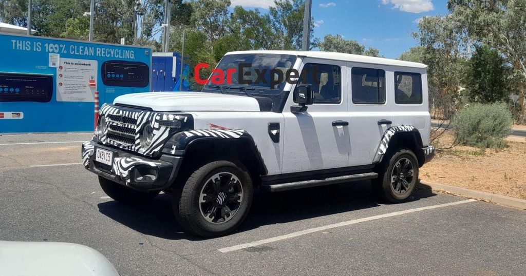 Rugged, military-inspired Chinese off-roader spied in Australia