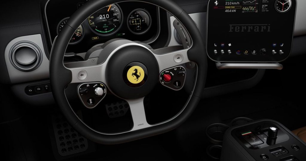 Ferrari Luce EV has the same name as a Mazda, but an interior unlike any EV