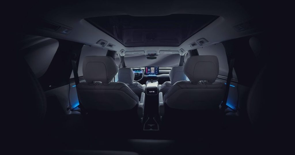Toyota teases interior of seven-seat electric SUV