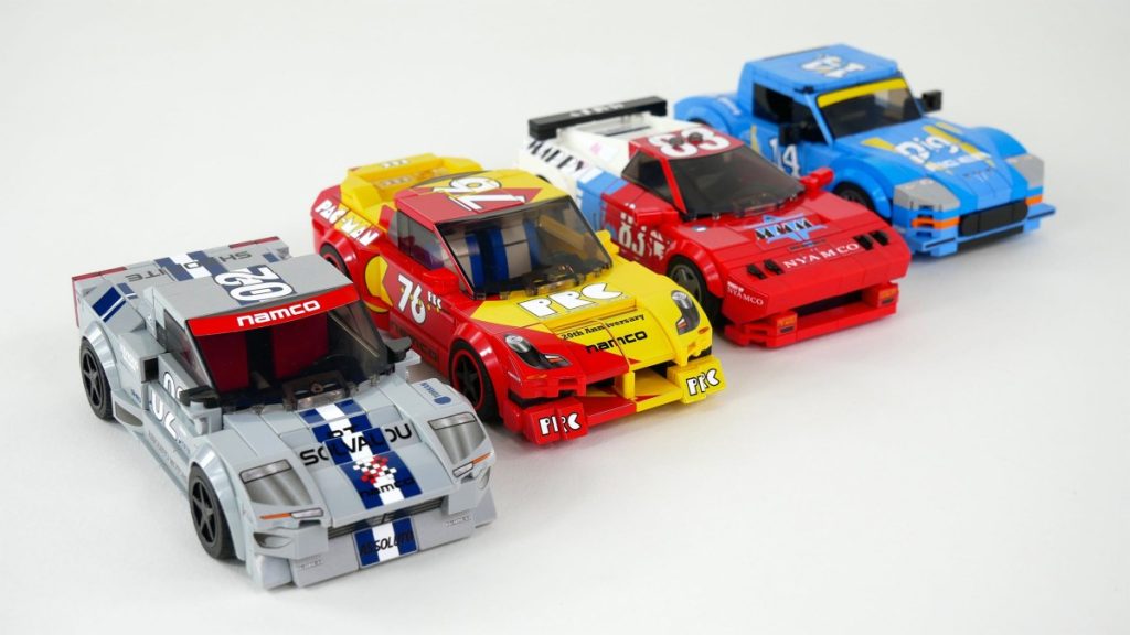 A Ridge Racer Fan Made R4’s Hero Cars in Lego—And You Can, Too