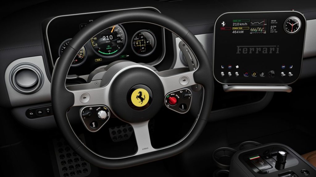 Electric Ferrari Luce’s Interior Revealed: When Apple Meets Ferrari