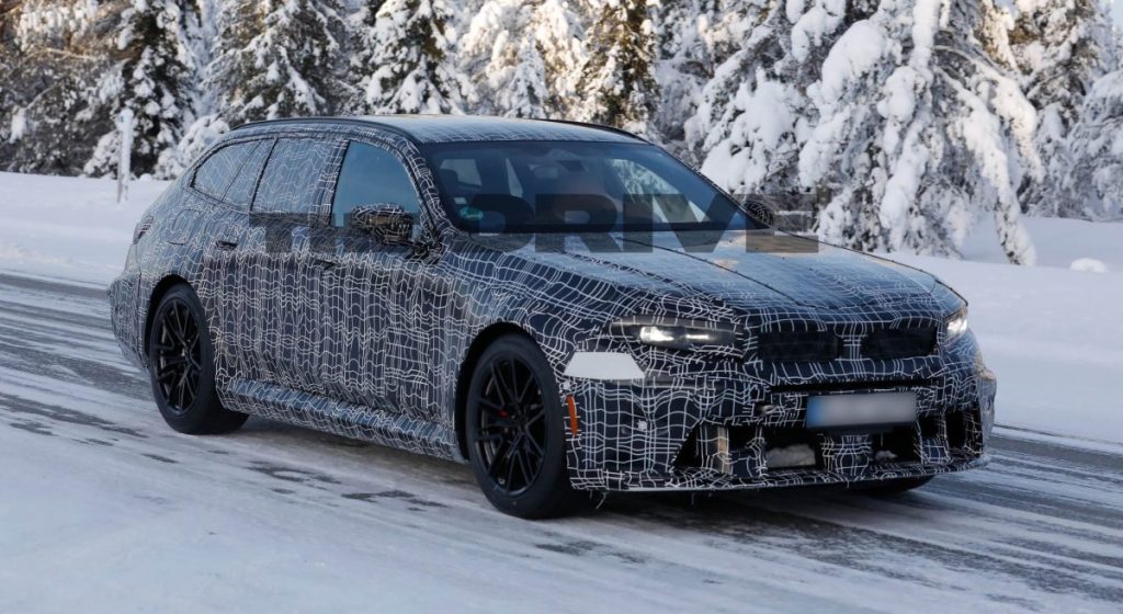 Spied: Can You Spot the Updates to the 2028 BMW M5 Touring?