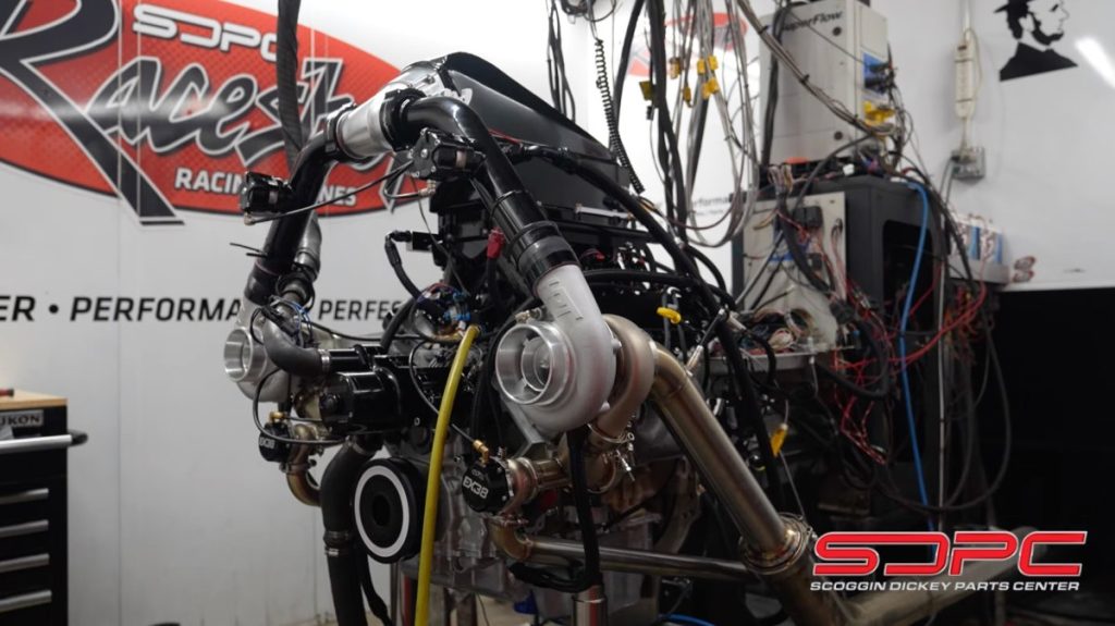 Boosted 4.3L V6 Out of a GM Truck Blows Past 1,400 HP on the Dyno