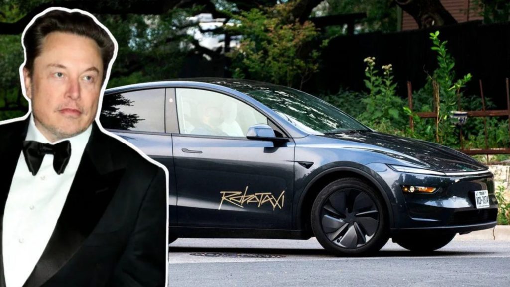 Tesla autonomous robotaxi vehicles