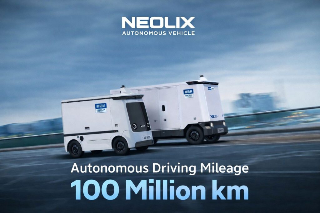 Neolix fleet passes 100 million km in autonomous operations