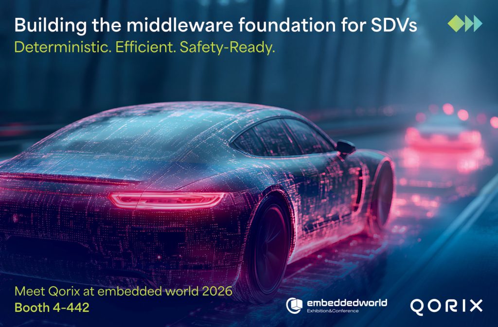 Qorix to show SDV middleware at embedded world 2026