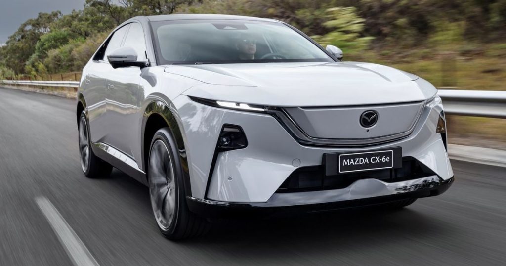 Mazda CX-6e coming late 2026 with mid-$55,000 starting price
