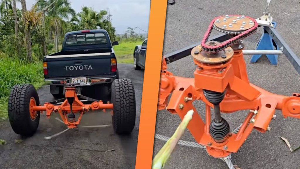 Garage-Built Mower Uses Big Off-Road Tires and Gear Reduction to Obliterate Grass