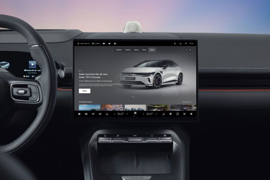 Geely Tech EU and 3SS launch Zeekr in-car entertainment hub