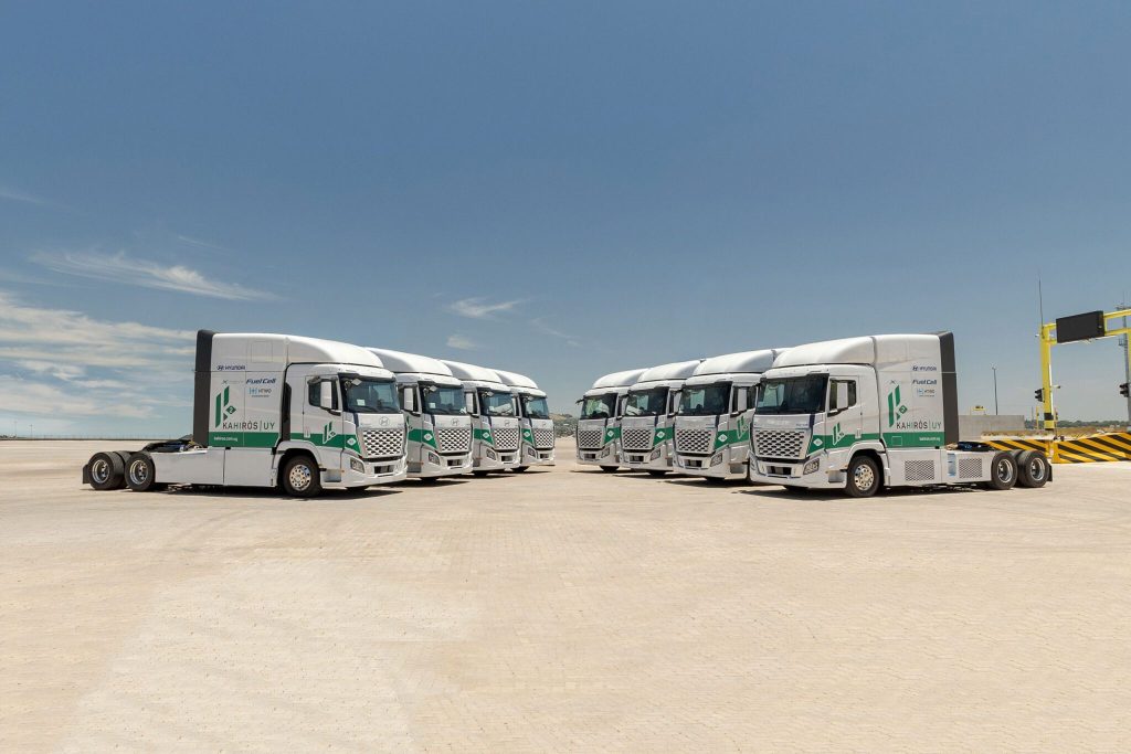 Hyundai XCIENT fleet marks South America hydrogen truck debut