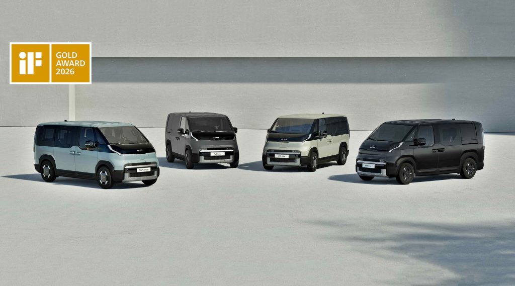 Kia PV5 wins iF Design Award Gold among nine honours