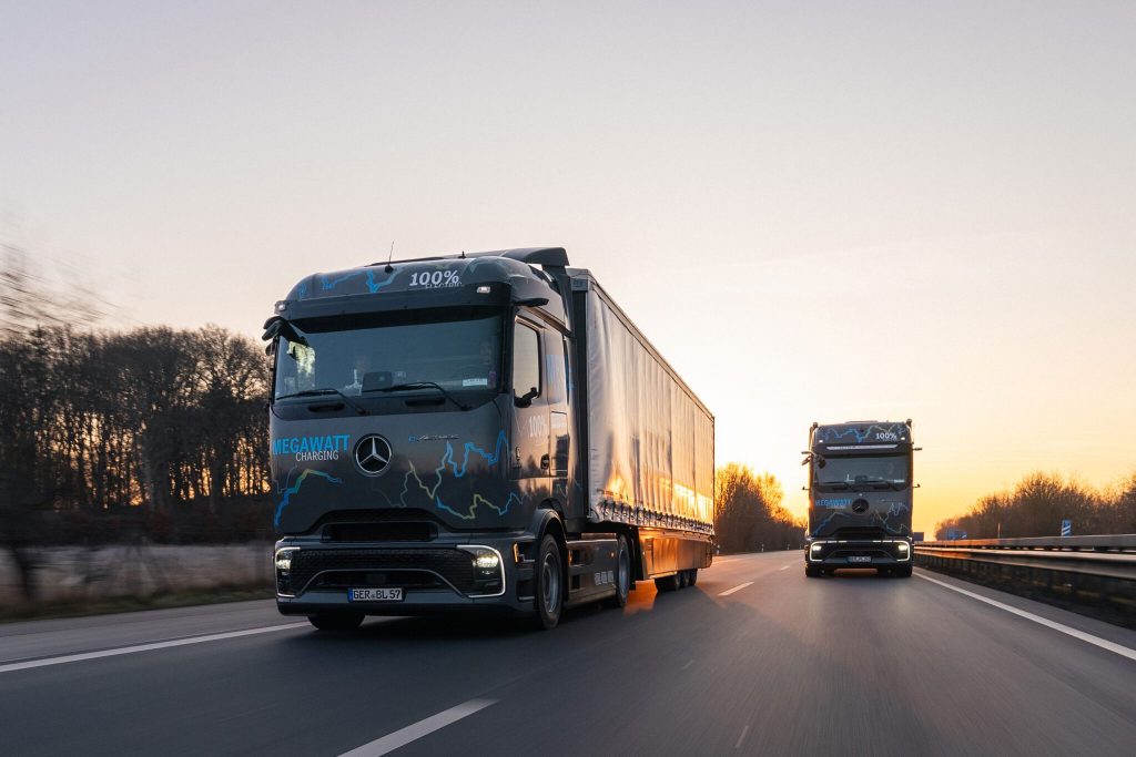Mercedes-Benz Trucks tests megawatt charging across five countries