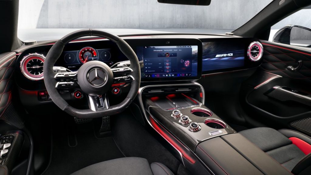 Mercedes-AMG GT 4-Door Trades Climate Buttons for Even More Screen