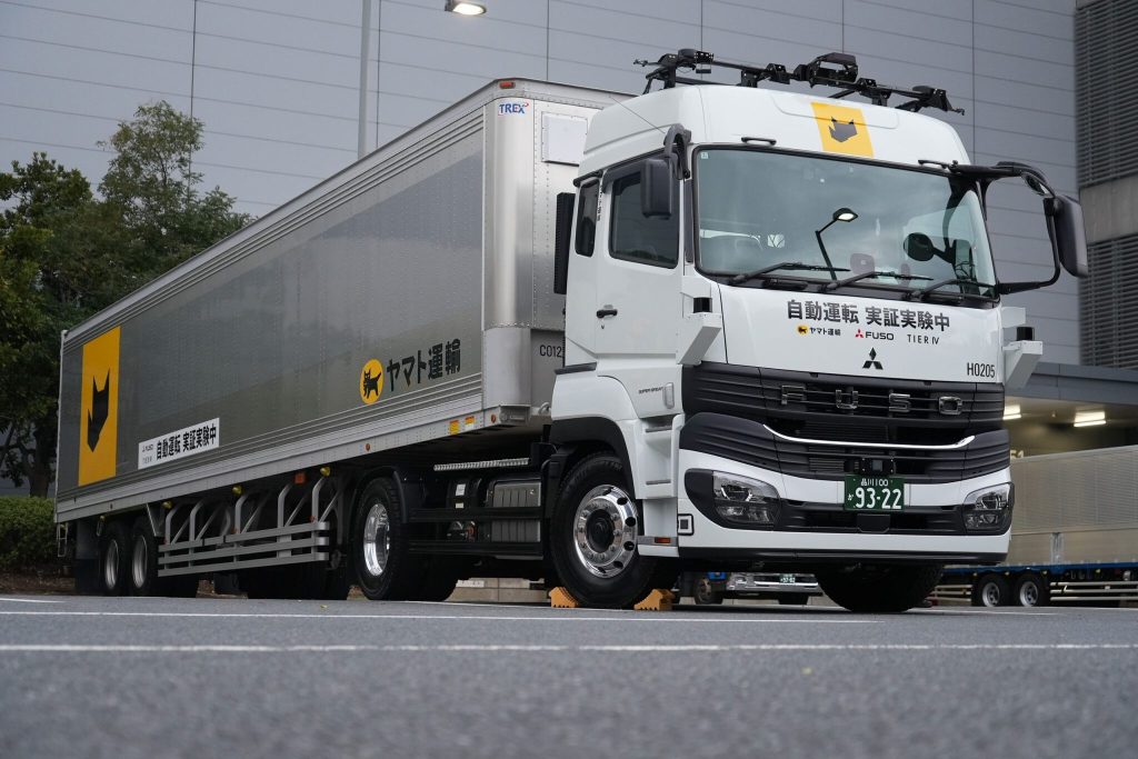 Tier IV tests Level 2+ semi-trailer truck in Japan
