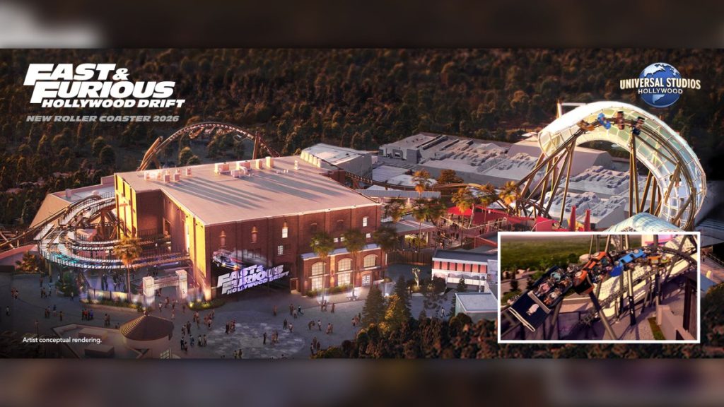 New Fast and Furious Roller Coaster Will Send You Drifting in a Miniature R34 Skyline