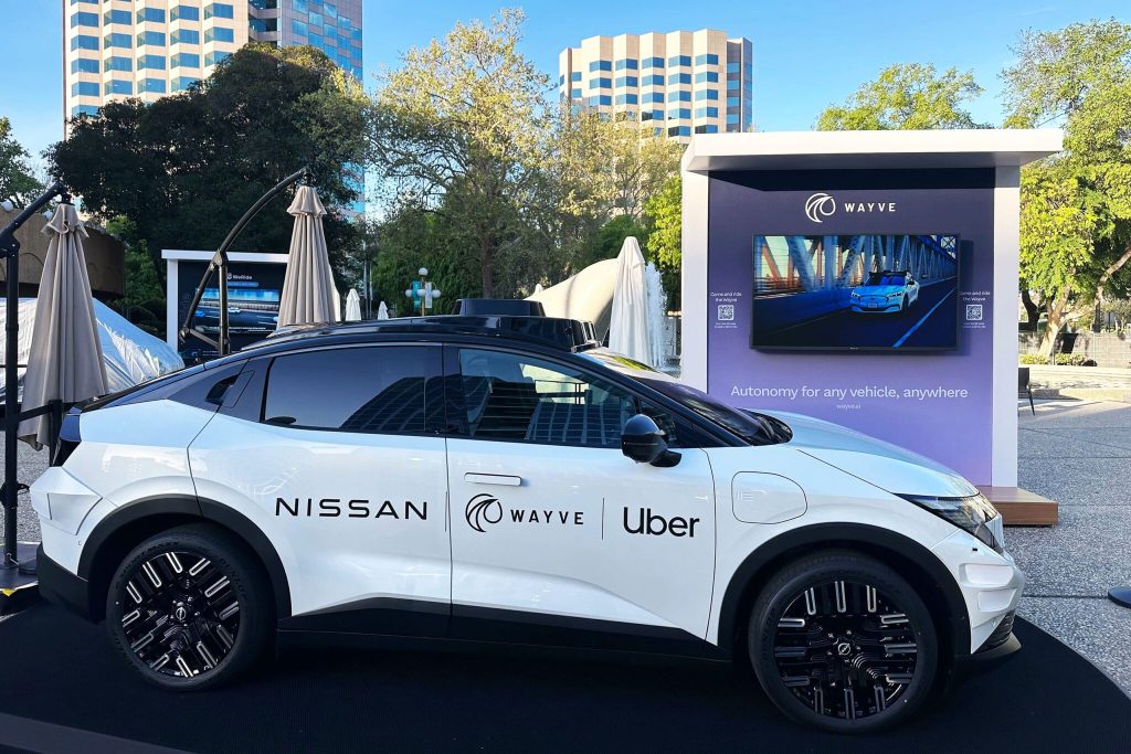 Wayve and Nissan reveal Leaf-based robotaxi prototype at GTC
