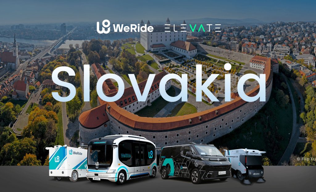 WeRide enters Slovakia with ELEVATE autonomous vehicle deal