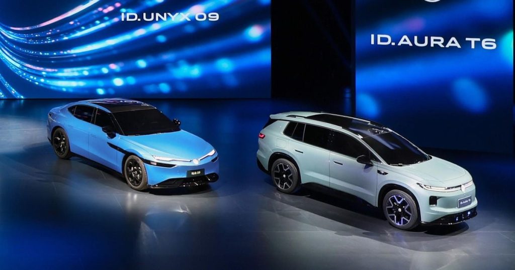 Volkswagen reveals new EVs in Chinese model onslaught