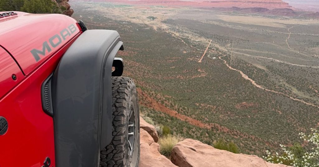Driving the Easter Jeep Safari in Moab, Utah