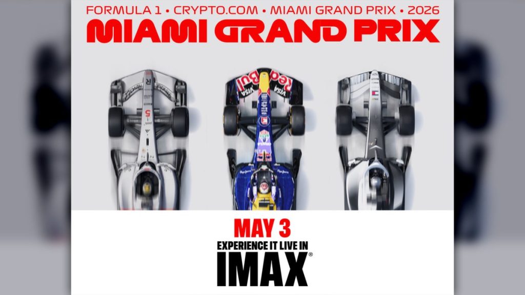 Would You Pay $30 to Watch the Miami F1 Race at an IMAX Movie Theater?