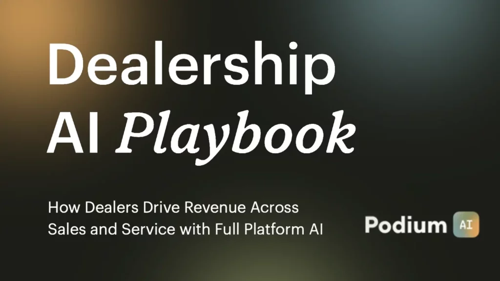 Dealership AI Playbook