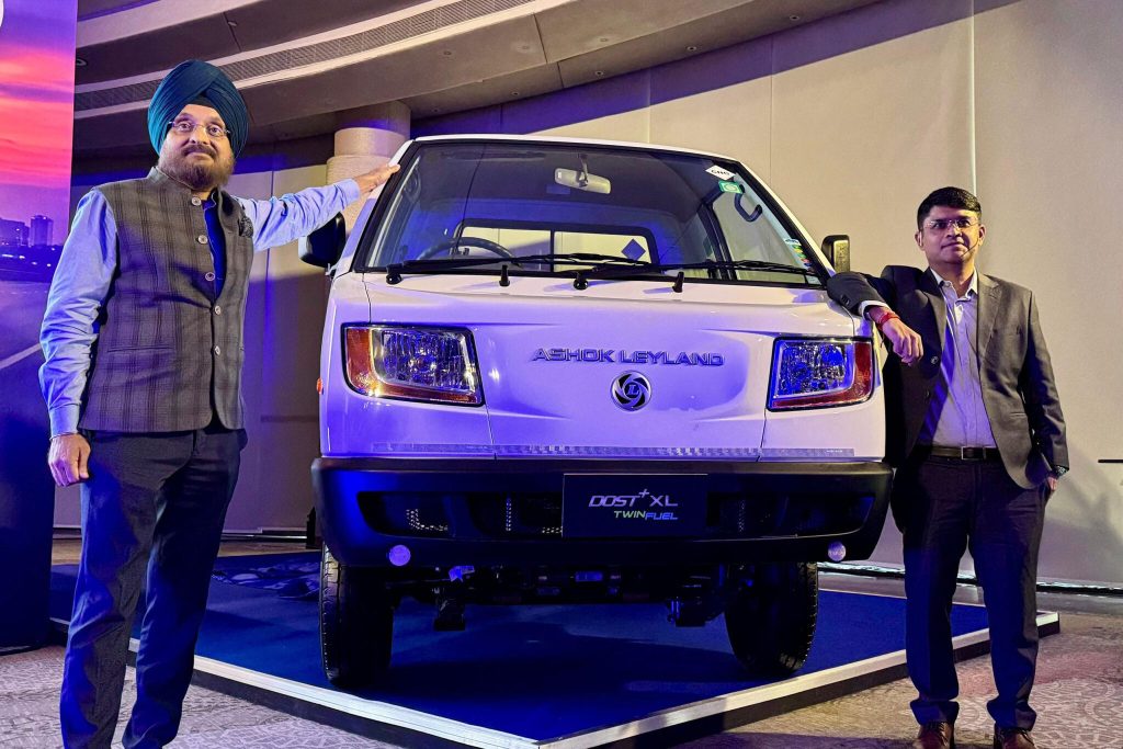 Ashok Leyland launches dual-fuel Dost light trucks