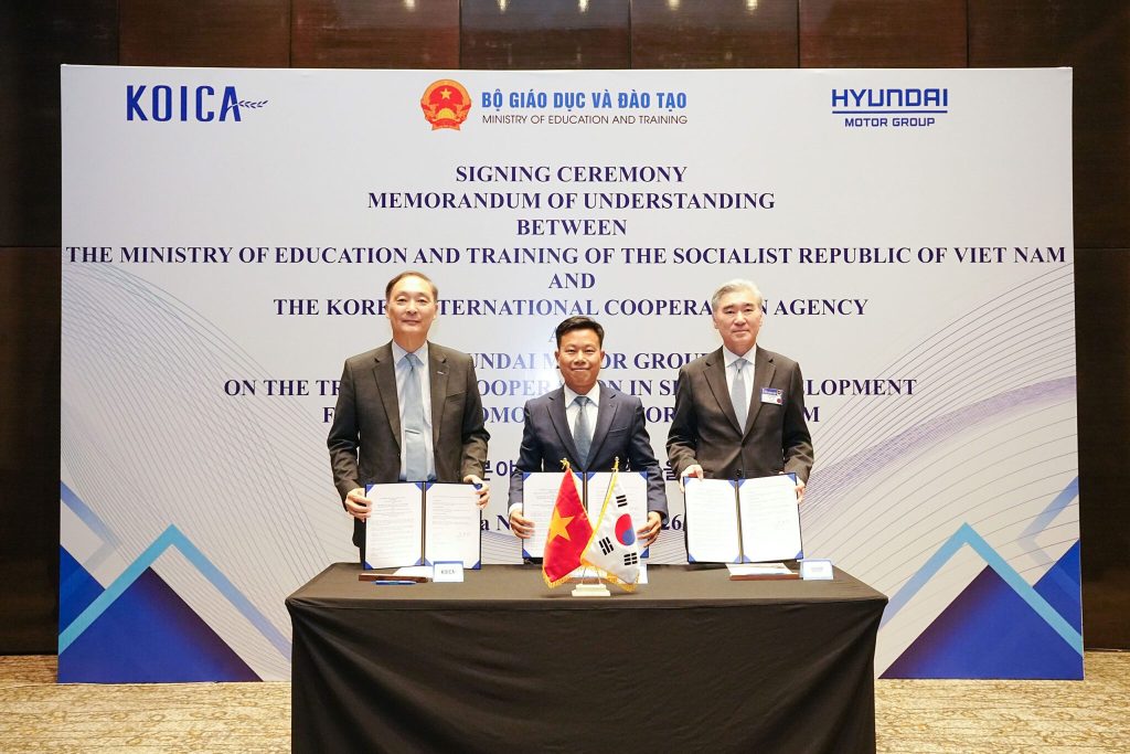 Hyundai, KOICA and Vietnam partner on automotive skills