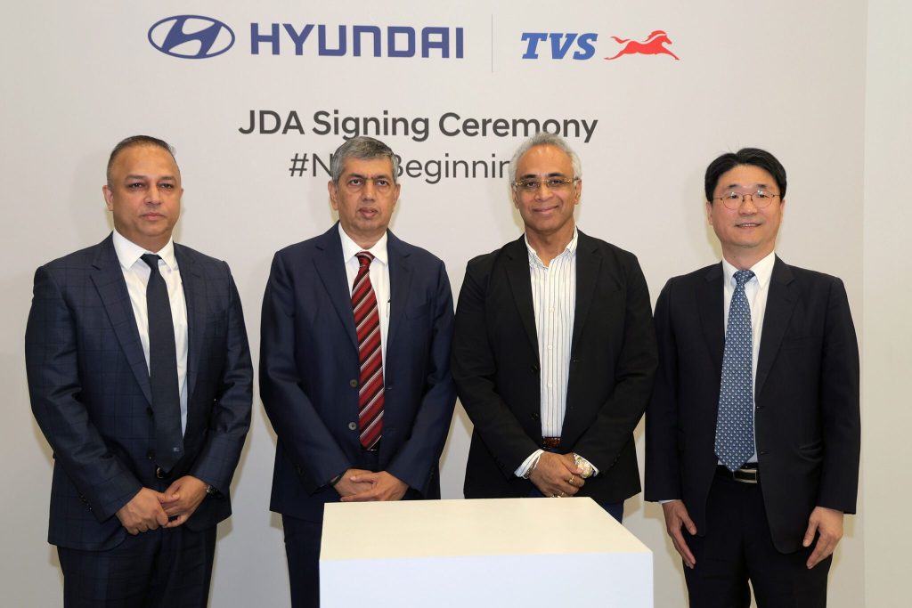 Hyundai, TVS Motor seal electric three-wheeler deal