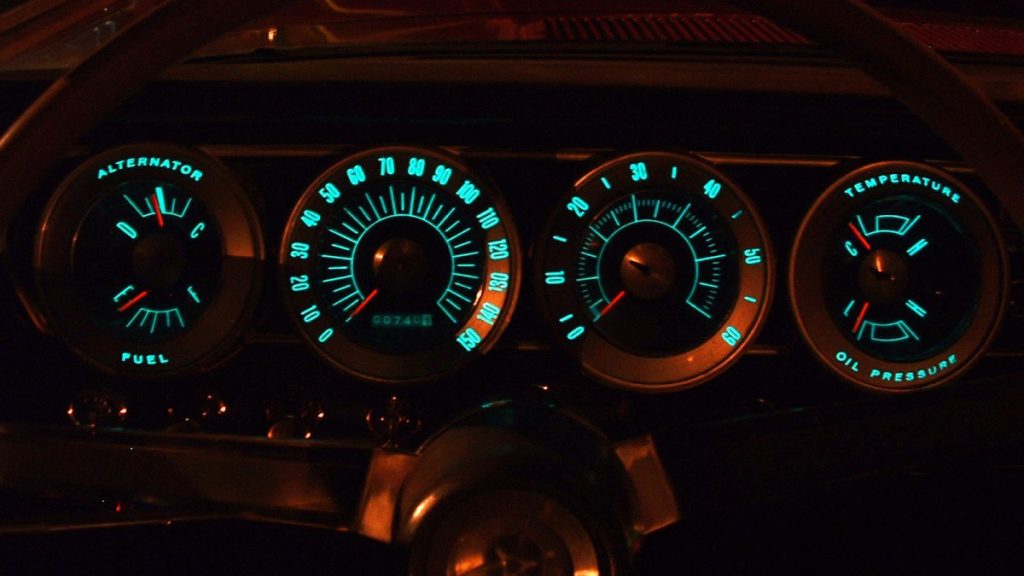 Instrument Clusters Peaked With Electroluminescent Gauges