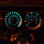Instrument Clusters Peaked With Electroluminescent Gauges