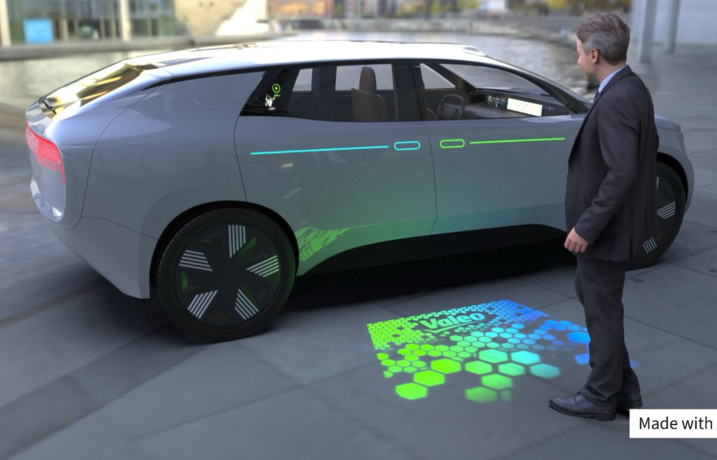 Valeo and Infineon take ground projection to Beijing