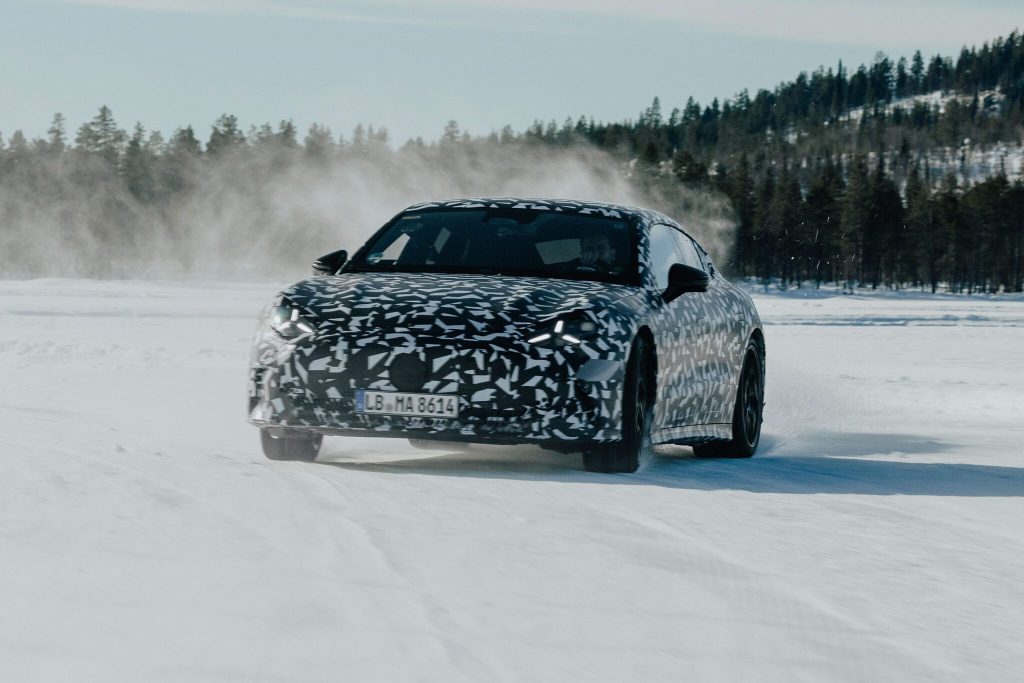 Mercedes-AMG GT 4-Door Coupé completes Swedish winter tests